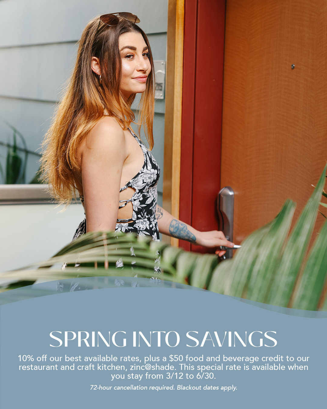 Spring Savings promotional poster