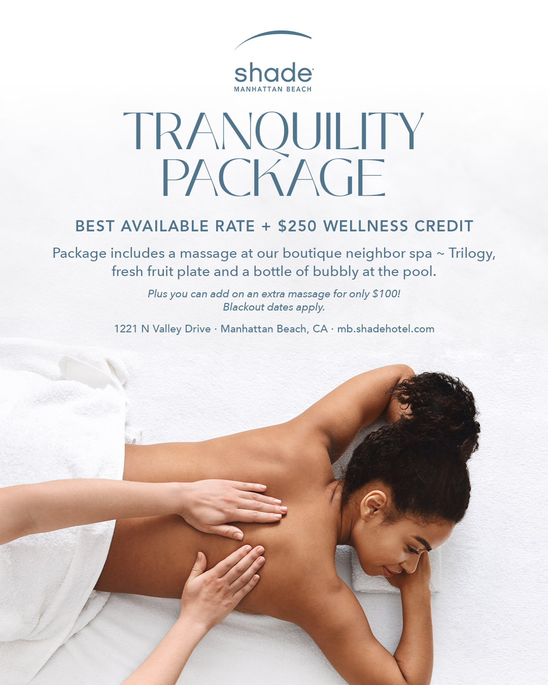 tranquility package promotional poster